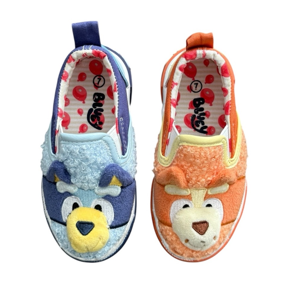 Bluey & Bingo Kids Slip-on Sneakers 7C - Picture 2 of 8